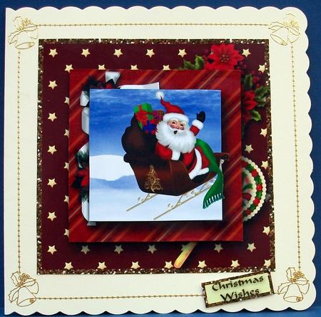 Christmas Stack - Santa's Sleigh by Cheryl French
