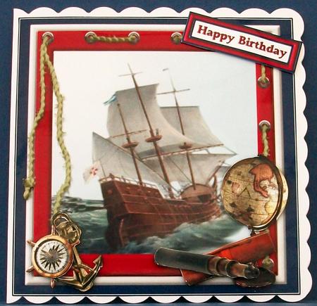 Ye Old Sailing Ship by Cheryl French