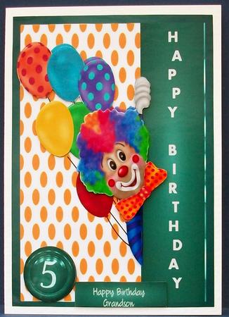 Peeking Round the Curtain to Say Happy Birthday by Cheryl French
