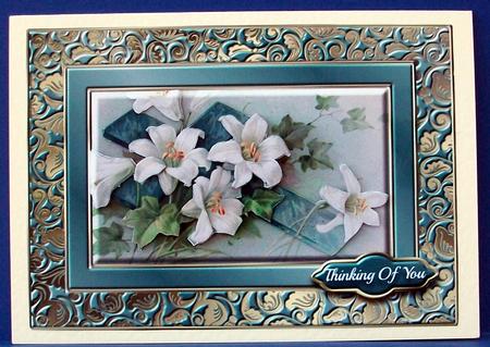 Lilies & Cross Fancy A4 Mini Kit by Cheryl French