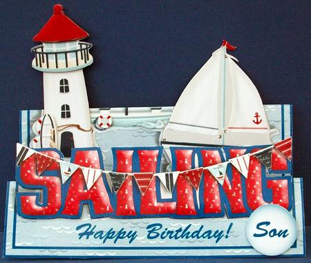 Words & Pictures Stepper Mini-kit - Sailing by Cheryl French