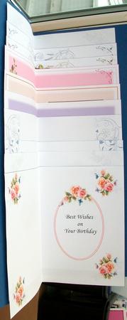 12 Blank Floral Inserts by Cheryl French