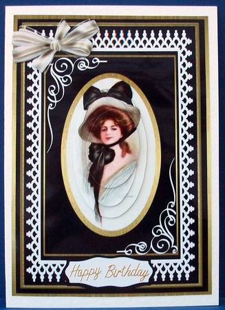 Lovely Elegant Vintage Lady ( Pyramid ) by Cheryl French