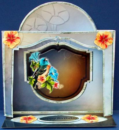 Opera Card Blue Bird by Cheryl French