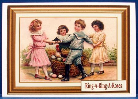 Vintage Easter Blessings Decoupage Topper by Cheryl French