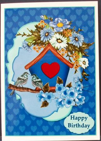 Blue Birds by Cheryl French