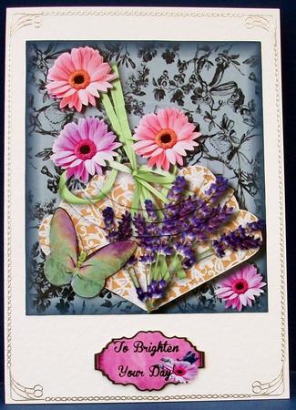 Greetings with Flowers by Cheryl French