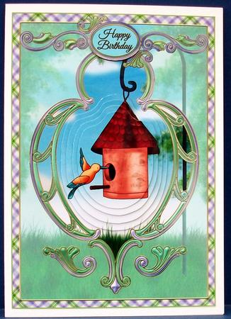 Hanging Birdhouse by Cheryl French