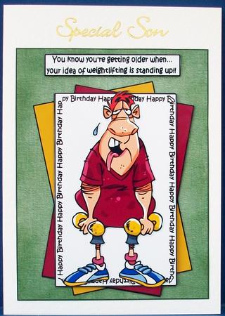 Getting Older and Weightlifting Quick Card by Cheryl French