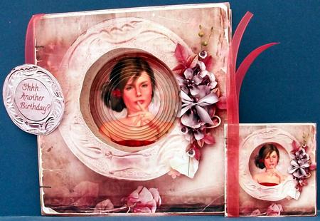Shhh Another Birthday? Circle Pyramid Pop Through Mini Kit by Cheryl French