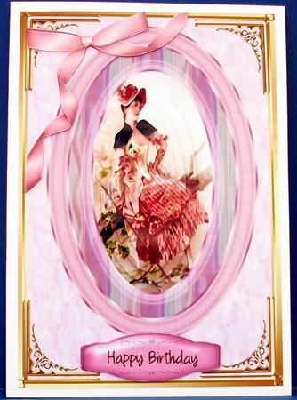 Lovely Pyramid Vintage Lady in the Tree Top by Cheryl French