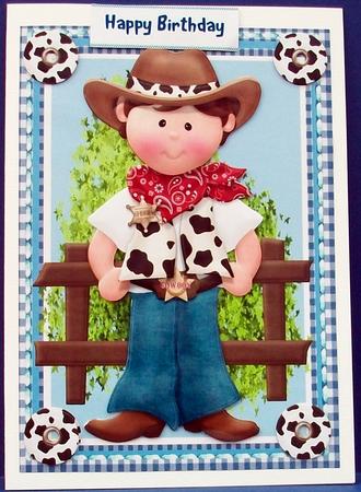 Little Tumble Weeds Cowboy  by Cheryl French
