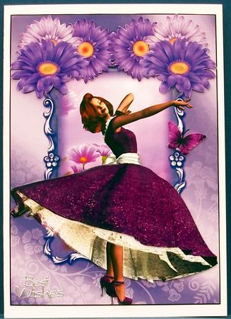 The Purple Sparkle Dress by Cheryl French
