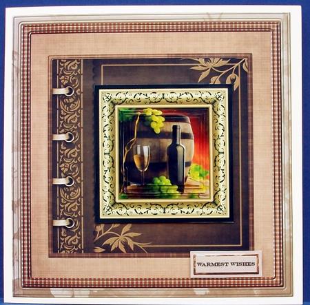 Good Wine 8x8 Card Mini Kit by Cheryl French