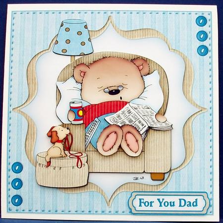 8x8 Beary Special Birthday Wishes Mini Kit by Cheryl French