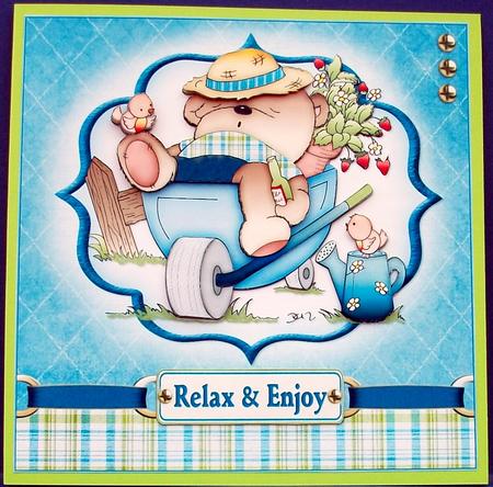 8x8 Teds a Gardener Mini Kit by Cheryl French
