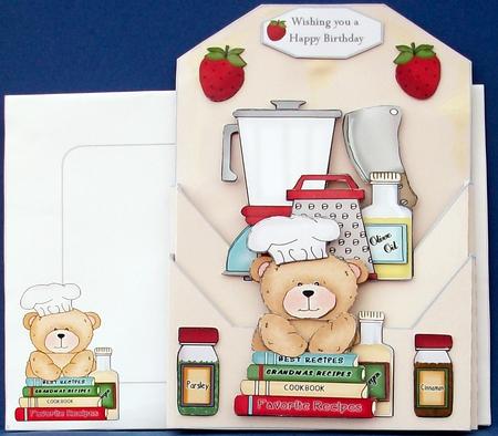 Teddy Bears Kitchen Double Up Front Kit by Cheryl French