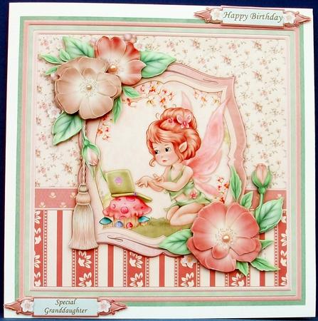 Birthday Wishes from Fairybook 8x8 Mini Kit & Decoupage by Cheryl French