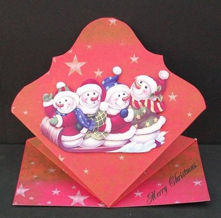 Christmas Red Diamond Top by Cheryl French