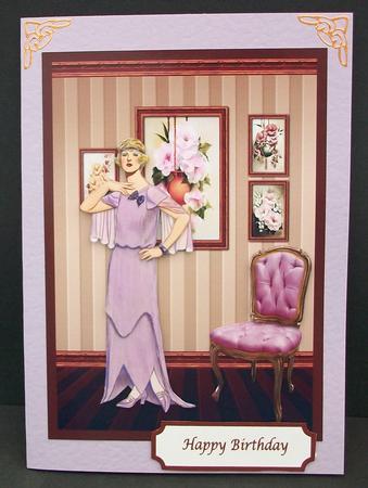 Deco Lady in the Parlour by Cheryl French