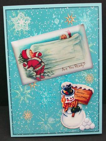 Snowballs at the Ready! by Cheryl French