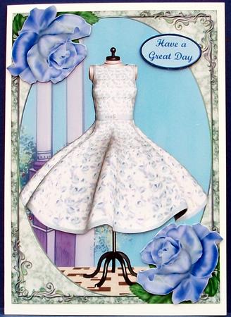Best Dressed Card Front by Cheryl French