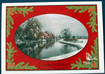 Snowy Lake by Cheryl French
