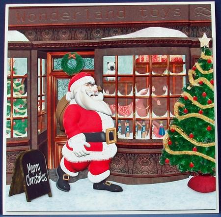 Santa Comes to Town by Cheryl French