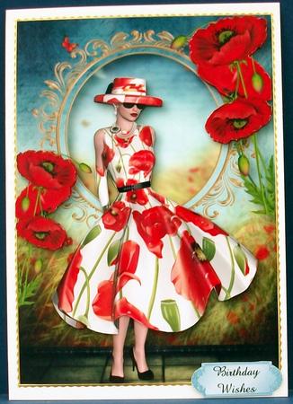 Race Day Chic - Poppies by Cheryl French