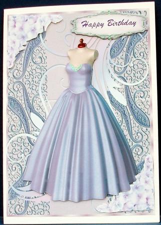Beautiful Lilac Dress and Hydrangers  by Cheryl French