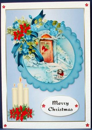 Framed Merry Christmas by Cheryl French