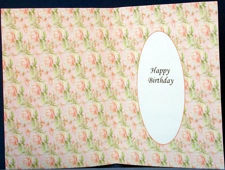 Floral Ribbon Insert 1 by Cheryl French