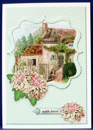 Scallop Topper Vintage Cottage by Cheryl French