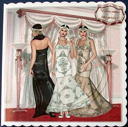 Here Come the Girls! Charleston Glamour 8x8 Mini Kit by Cheryl French