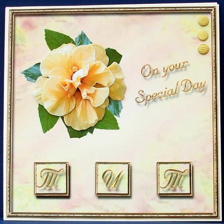 Yellow Flower Mum/mam/mom by Cheryl French