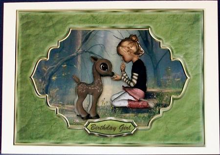 Magic Garden - Me & My Baby Deer by Cheryl French