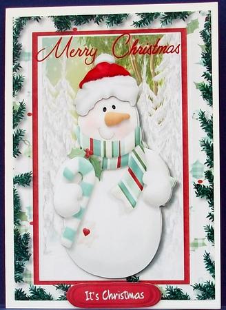 Cute Snowy the Snowman  by Cheryl French