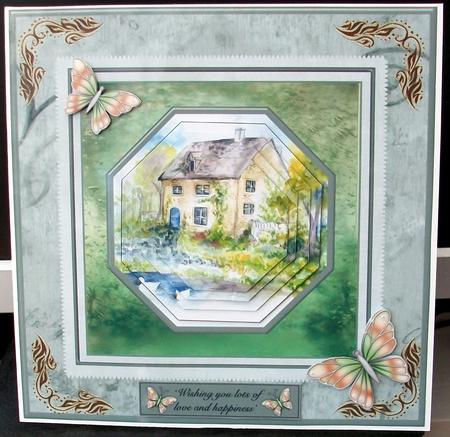 Cottage Scene Mini Kit by Cheryl French