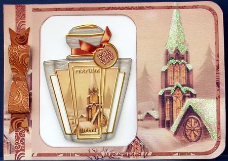 Snow Steeple Perfume 7x5inch Aperture Card Mini Kit by Cheryl French