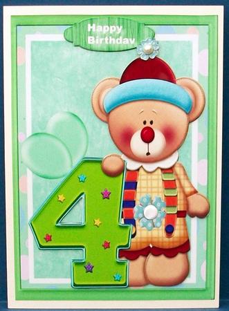 Little Teddys 4th Birthday by Cheryl French
