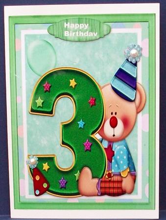 Little Teddys 3rd Birthday by Cheryl French