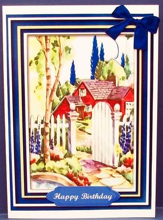 Ouick Card Through the Garden Gate  by Cheryl French