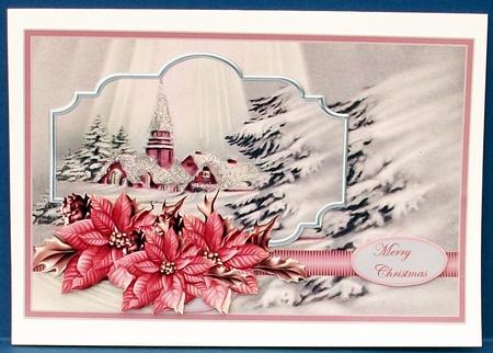 Christmas Star Over the Church Card and Layers by Cheryl French