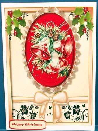 Lovely Pyramid Christmas Bells by Cheryl French