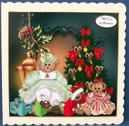 Bears at Christmas by Cheryl French