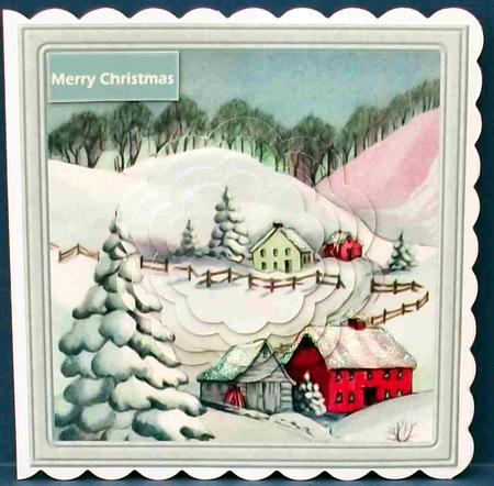 Snow Village Vintage Christmas by Cheryl French