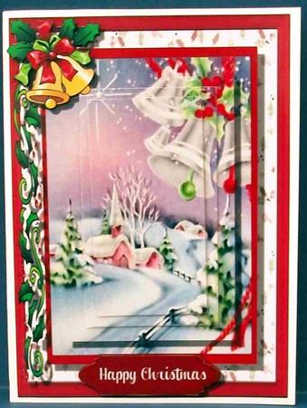 Lovely Christmas Vintage Village  by Cheryl French