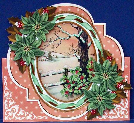 Winters Tale Fancy Shaped Over 3D Mini Card Kit by Cheryl French