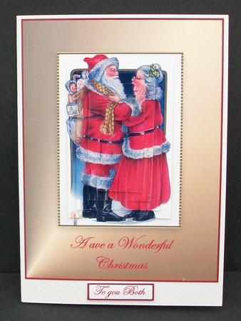 Vintage Mr and Mrs Christmas by Cheryl French