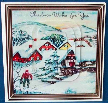 Lovely Swiss Village in the Snow  by Cheryl French